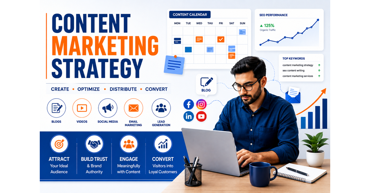 Content marketing Strategy - Fresh Digi Hub